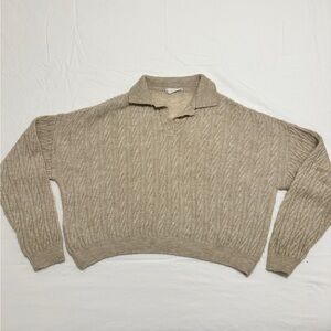 Mango Oversized Polo Sweater